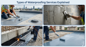 Types of Waterproofing Services Explained Feature Image