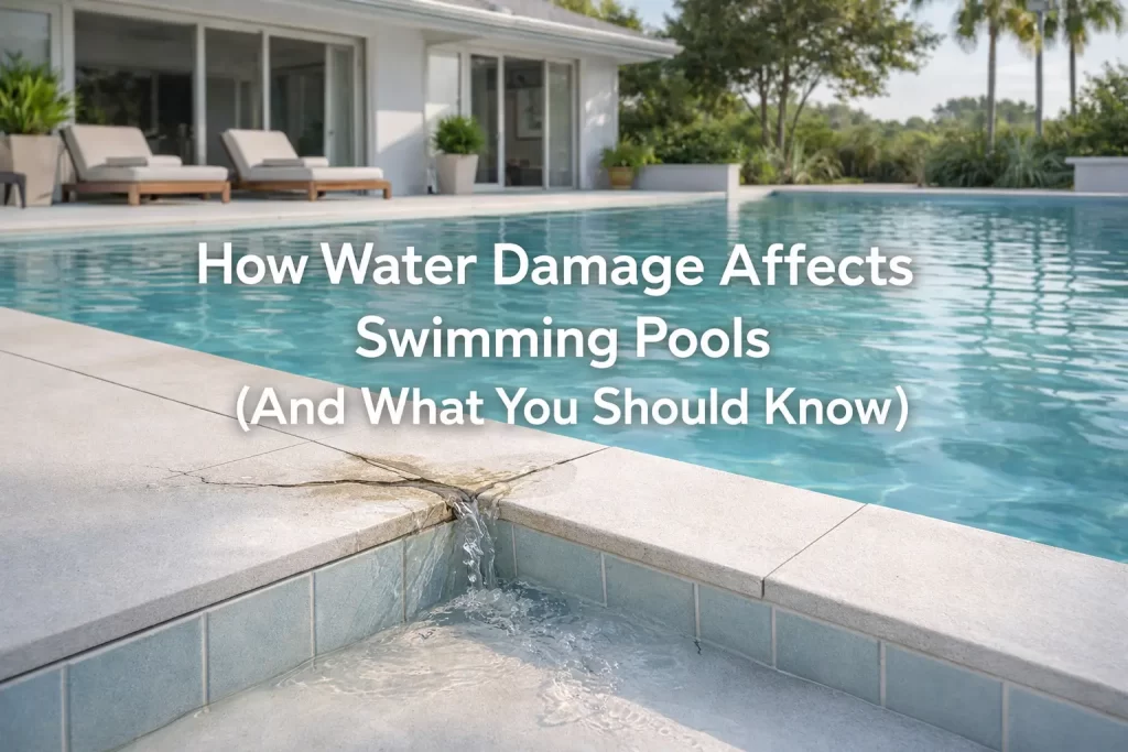 How Water Damage Affects Swimming Pools (And What You Should Know) Feature Image