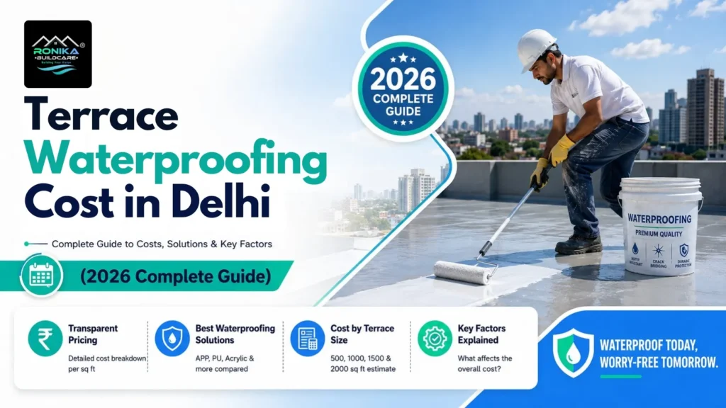 Terrace Waterproofing Cost in Delhi